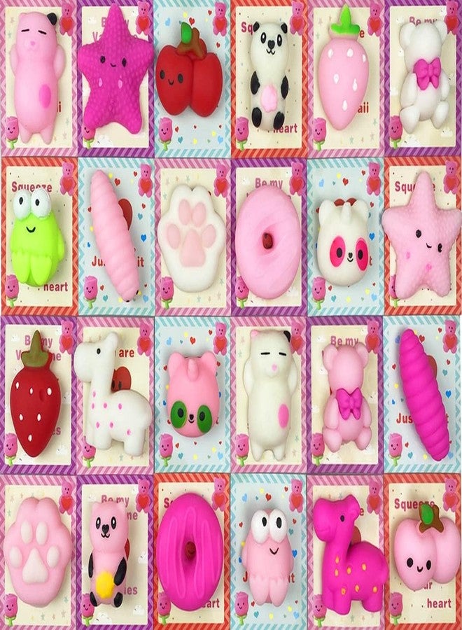 ANAB GIAB Valentines Cards with Mochi Squishy Toys Squishies for Kids (Set of 5) - Image 1